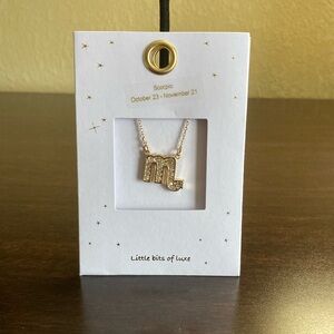 Kohl's Gold Scorpio Necklace